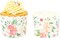 50 Pack Floral Cupcake Wrappers for Wedding, Watercolor Flower Paper Baking Cups and Muffin Liners for Garden Tea Parties, Baking Favors, Bridal or Baby Showers- (2.25 x 2.75 In)